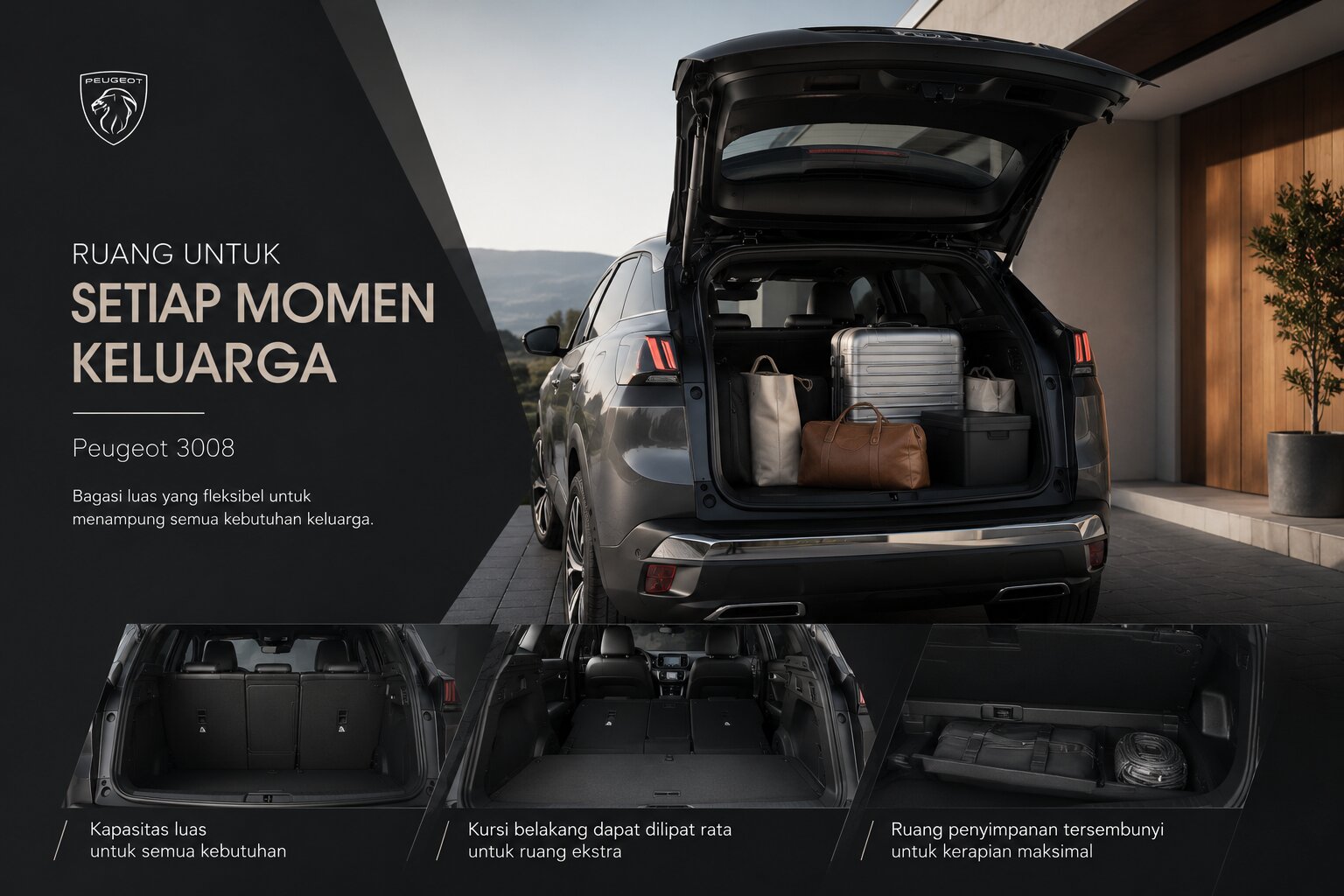 Peugeot 3008 dan Kemampuan Adaptasi Ruang untuk Keluarga Dinamis