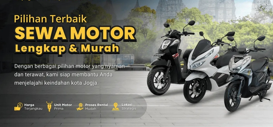 Sewa Motor Murah di Jogja, Cara Hemat Eksplorasi Candi hingga Pantai