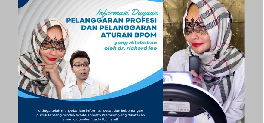 Dr. Richard Lee dan Regulasi BPOM, Adanya Dugaan Pelanggaran Profesi