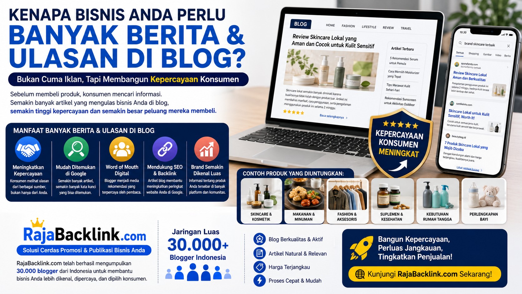 Bukan Cuma Iklan: Mengapa Bisnis Perlu Banyak Diulas Blogger agar Konsumen Semakin Percaya?
