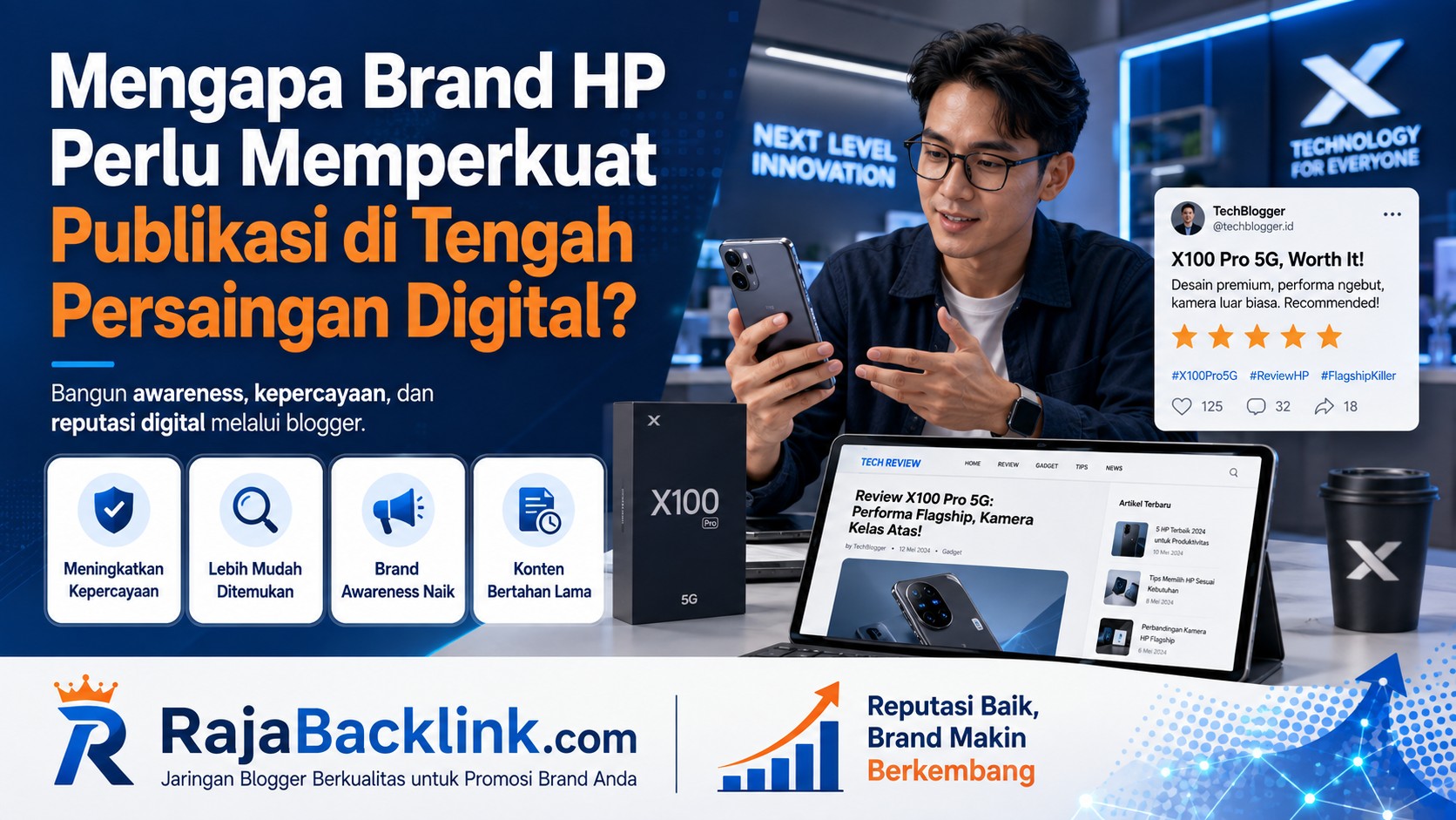 Mengapa Brand HP Perlu Memperkuat Publikasi di Tengah Persaingan Digital?